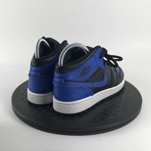 Nike Air Jordan 1 Mid GS Hyper Royal Blue/Black 554725-077 Youth Size 4Y - Picture 5 of 12